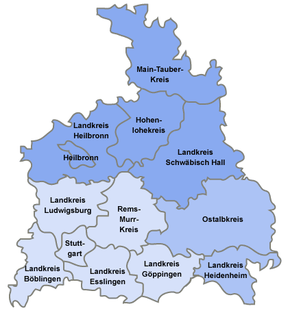 Zahl der Beratungslehrkräfte im Regierungspräsidium Stuttgart gesamt: 719