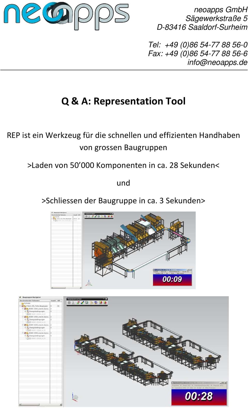 de Q & A: Representation Tool REP ist ein Werkzeug für die schnellen und effizienten