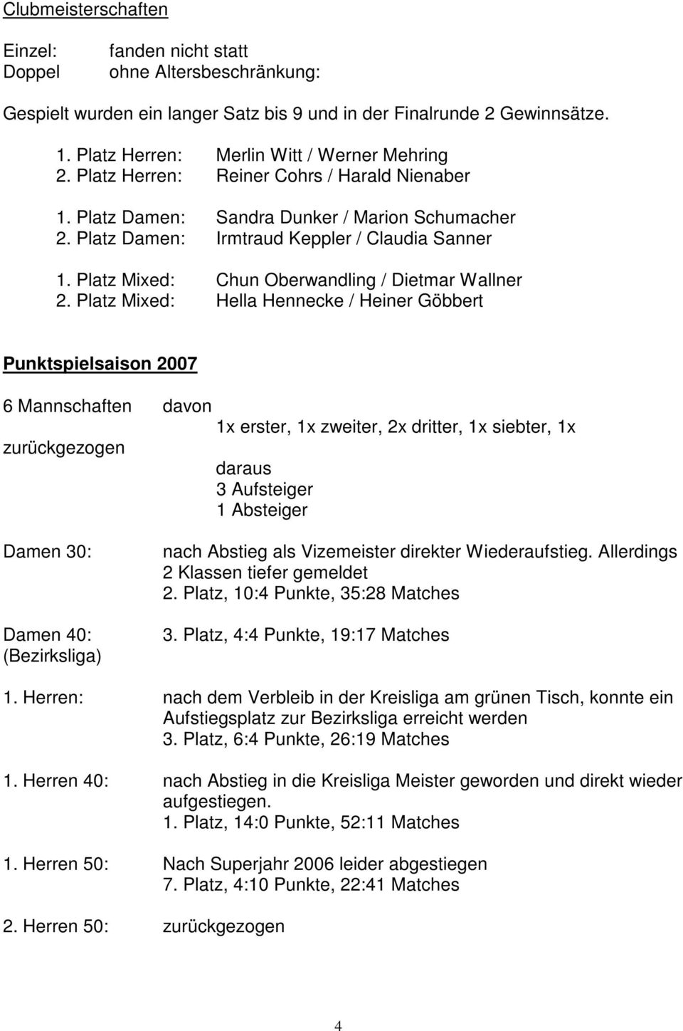 Platz Mixed: Chun Oberwandling / Dietmar Wallner 2.