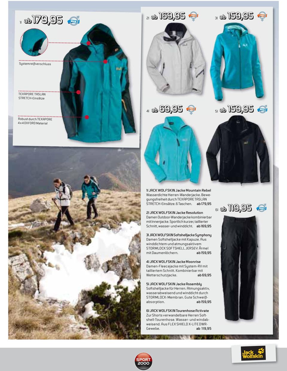 Sportlich kurzer, taillierter Schnitt, wasser- und winddicht. ab 169,95 6I ab 119,95 3I JACK WOLFSKIN Softshelljacke Symphony Damen Softshelljacke mit Kapuze.