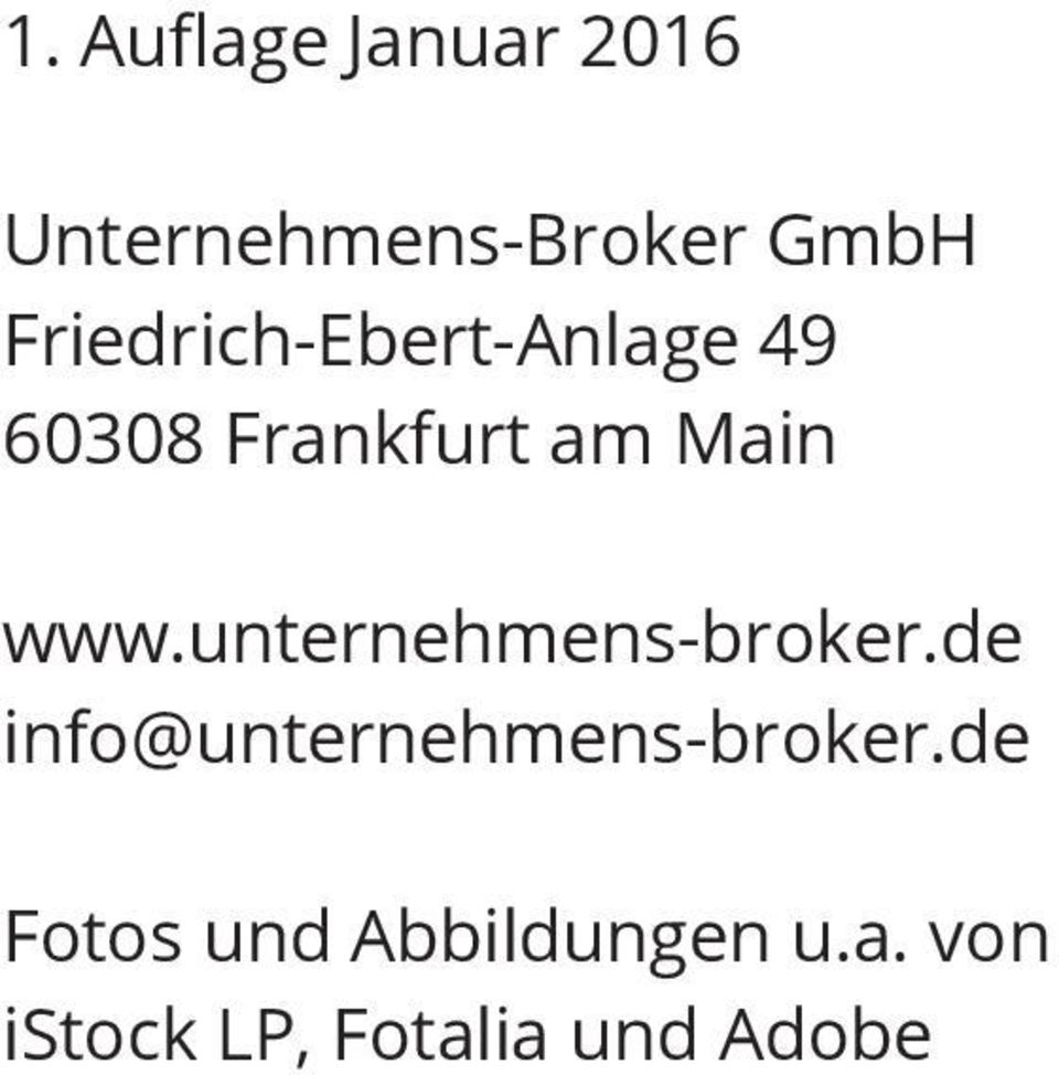 www.unternehmens-broker.de info@unternehmens-broker.