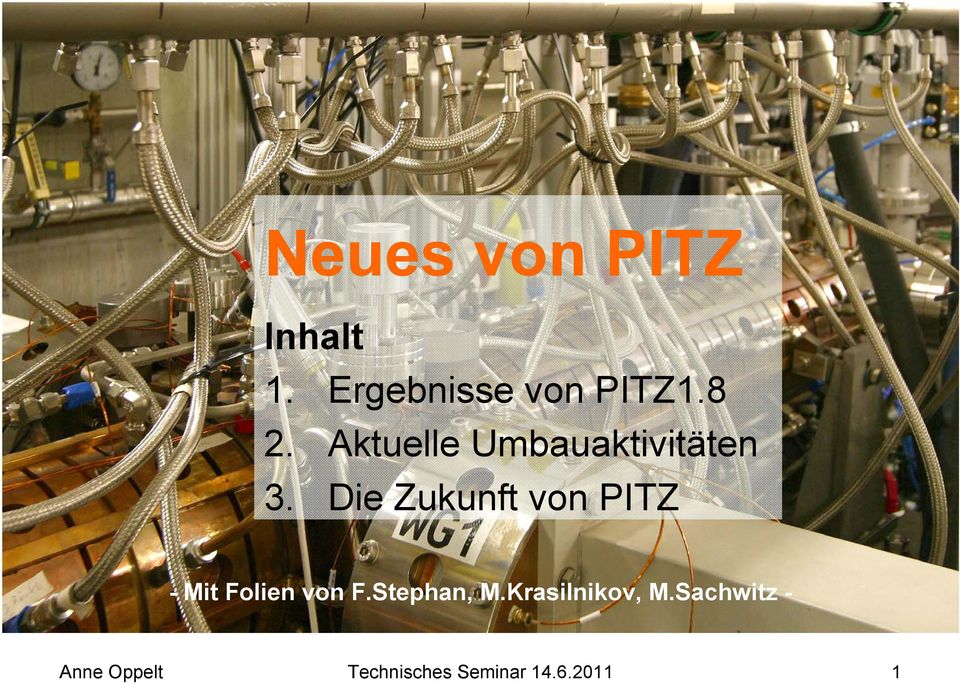 Die Zukunft von PITZ - Mit Folien von F.