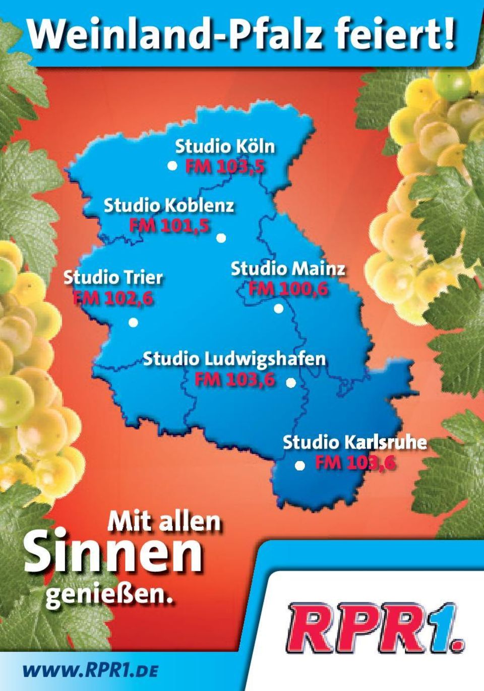 Trier FM 102,6 Studio Mainz FM 100,6 Studio
