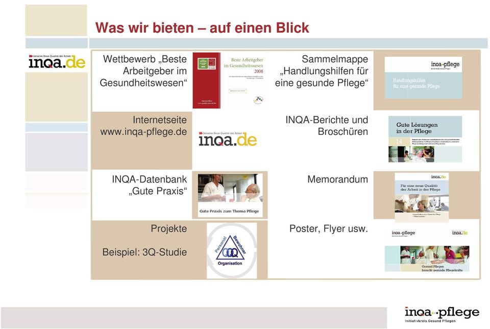 Internetseite www.inqa-pflege.