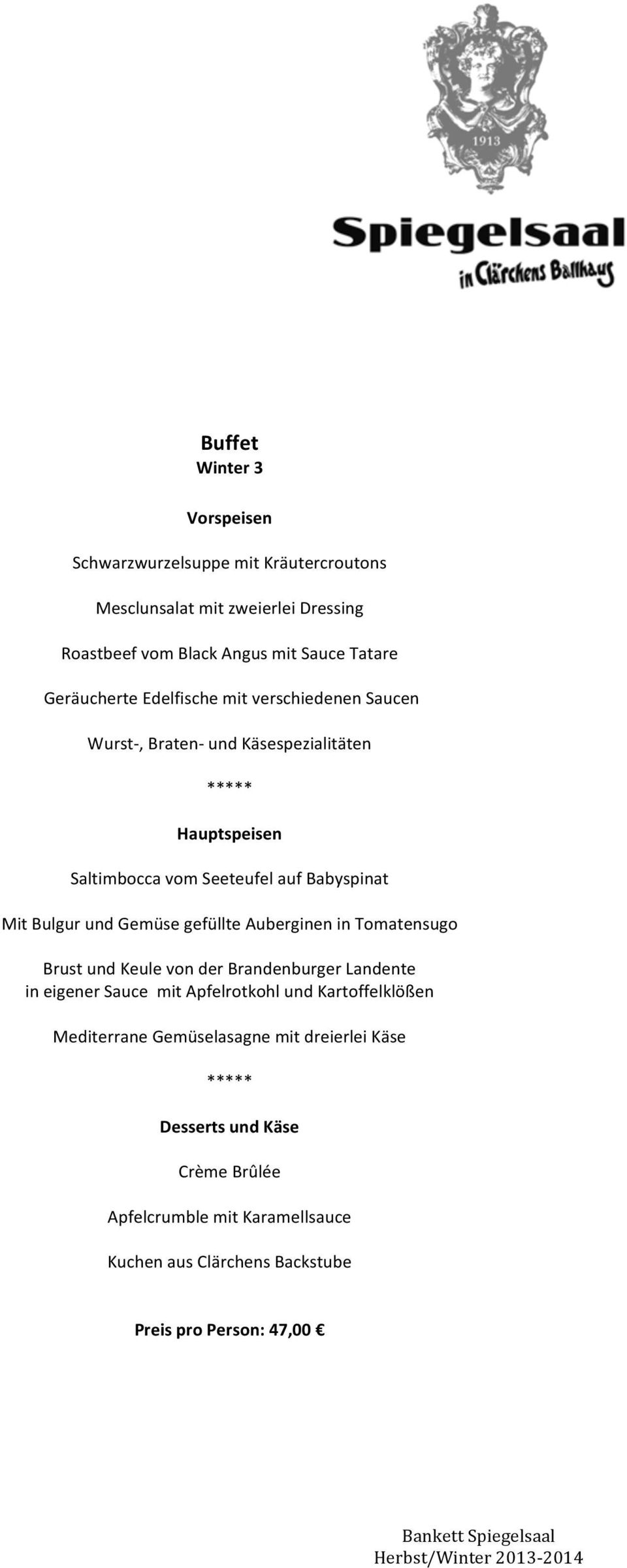 Bulgur und Gemüse gefüllte Auberginen in Tomatensugo Brust und Keule von der Brandenburger Landente in eigener Sauce mit Apfelrotkohl und
