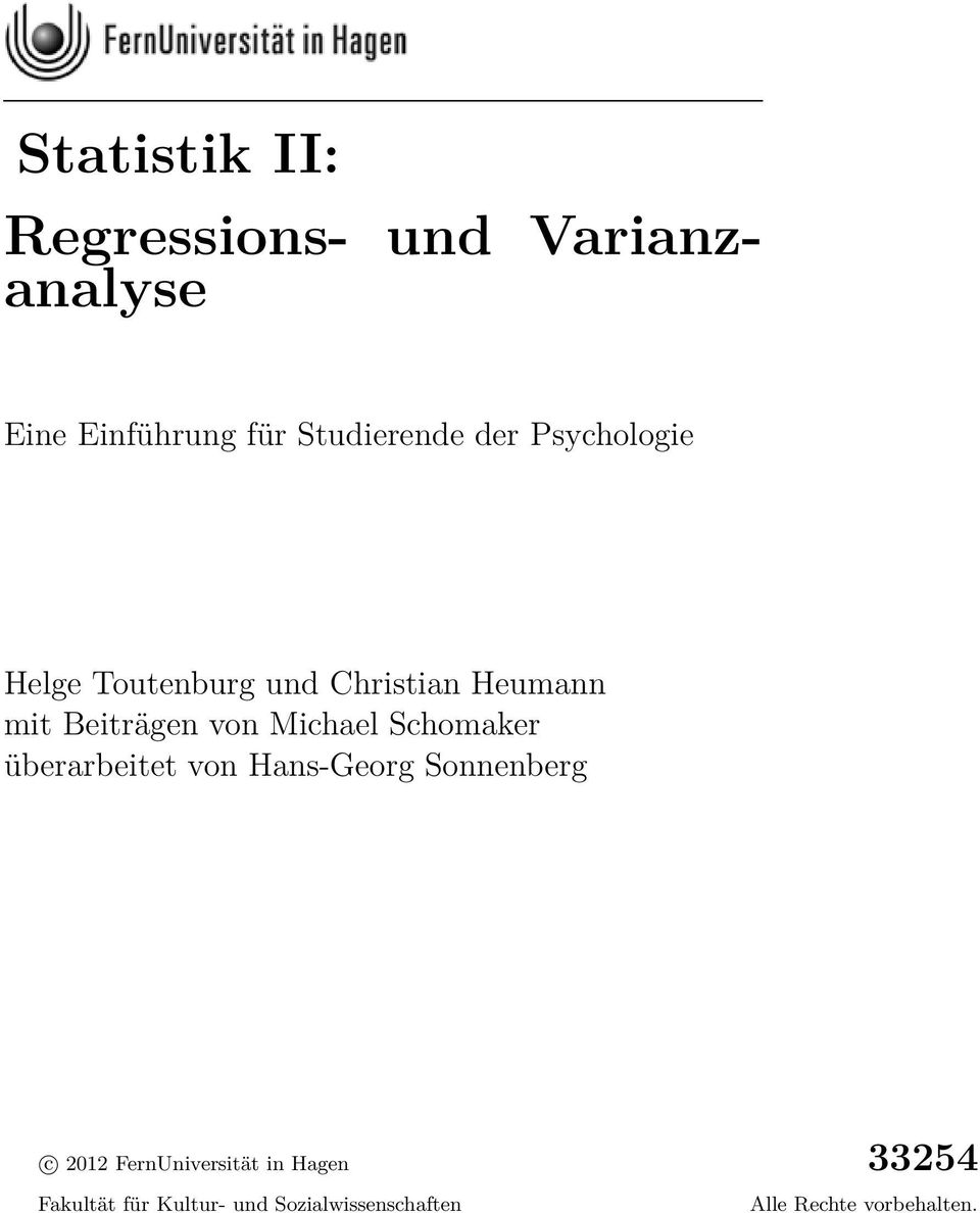Michael Schomaker überarbeitet von Hans-Georg Sonnenberg c 2012