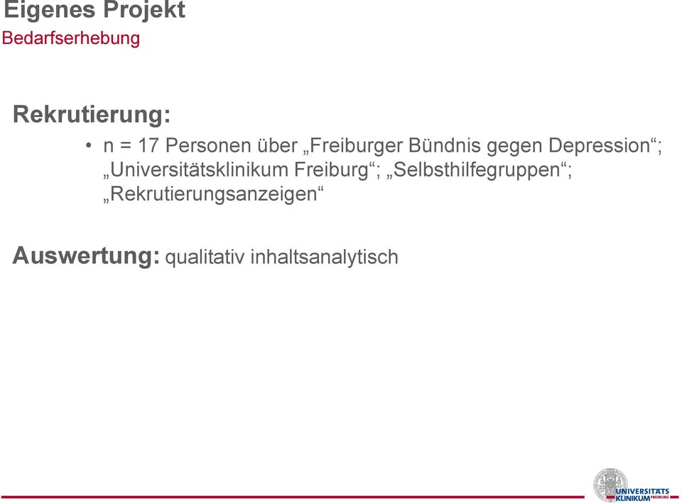 Universitätsklinikum Freiburg ; Selbsthilfegruppen ;
