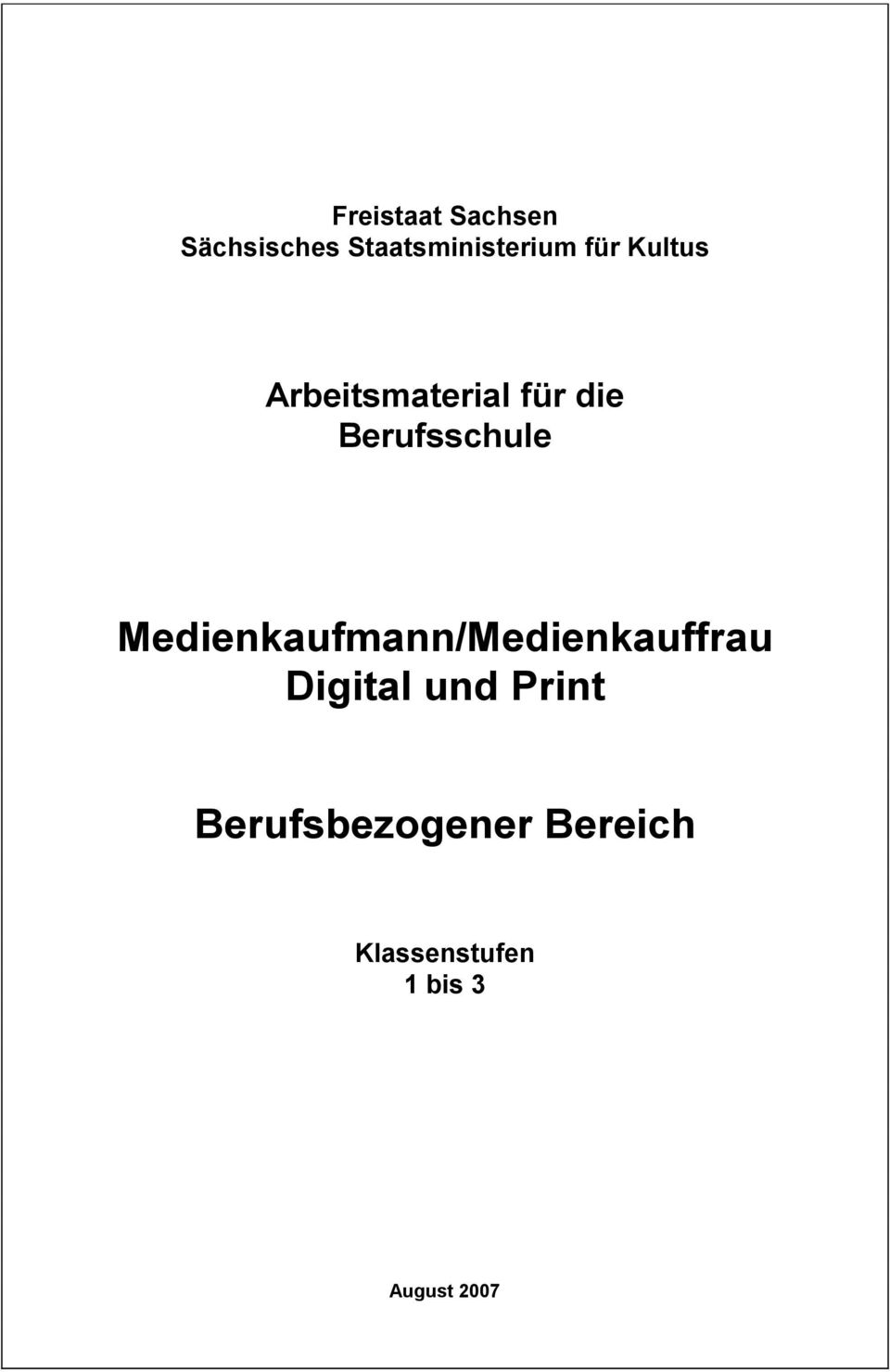 Medienkaufmann/Medienkauffrau Digital und Print