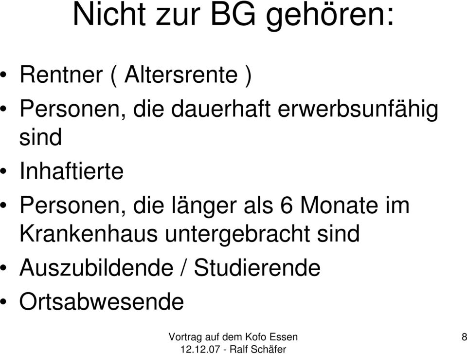 Inhaftierte Personen, die länger als 6 Monate im