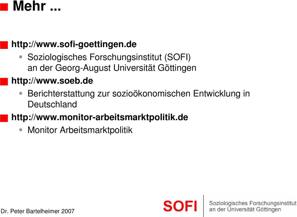 Universität Göttingen http://www.soeb.