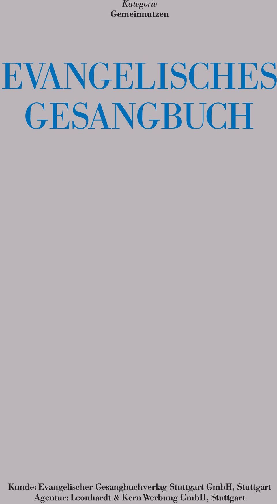 Gesangbuchverlag Stuttgart GmbH,
