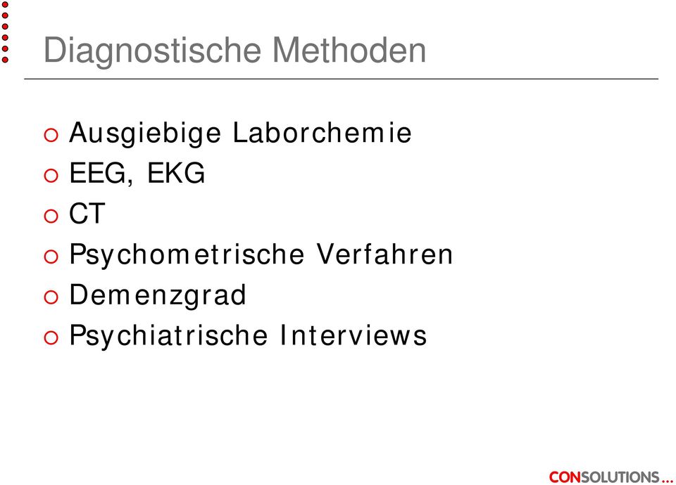 EKG CT Psychometrische