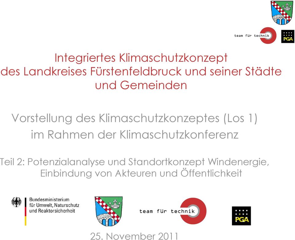 im Rahmen der Klimaschutzkonferenz Teil 2: Potenzialanalyse und