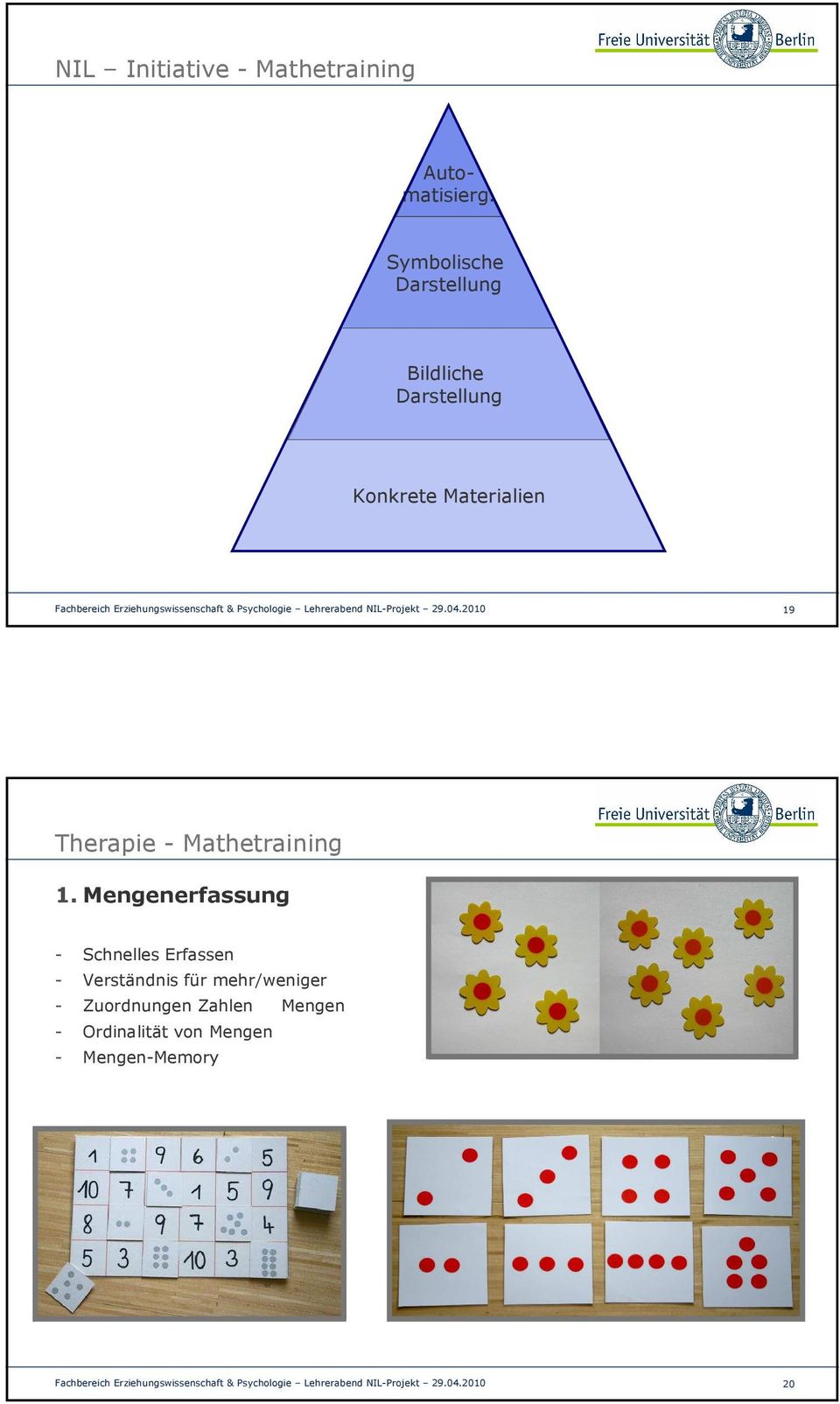 Therapie - Mathetraining 1.