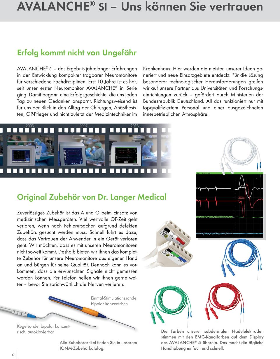 Richtungsweisend ist für uns der Blick in den Alltag der Chirurgen, Anästhesisten, OP-Pfleger und nicht zuletzt der Medizintechniker im Krankenhaus.