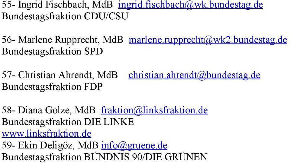 de Bundestagsfraktion SPD 57- Christian Ahrendt, MdB christian.ahrendt@bundestag.