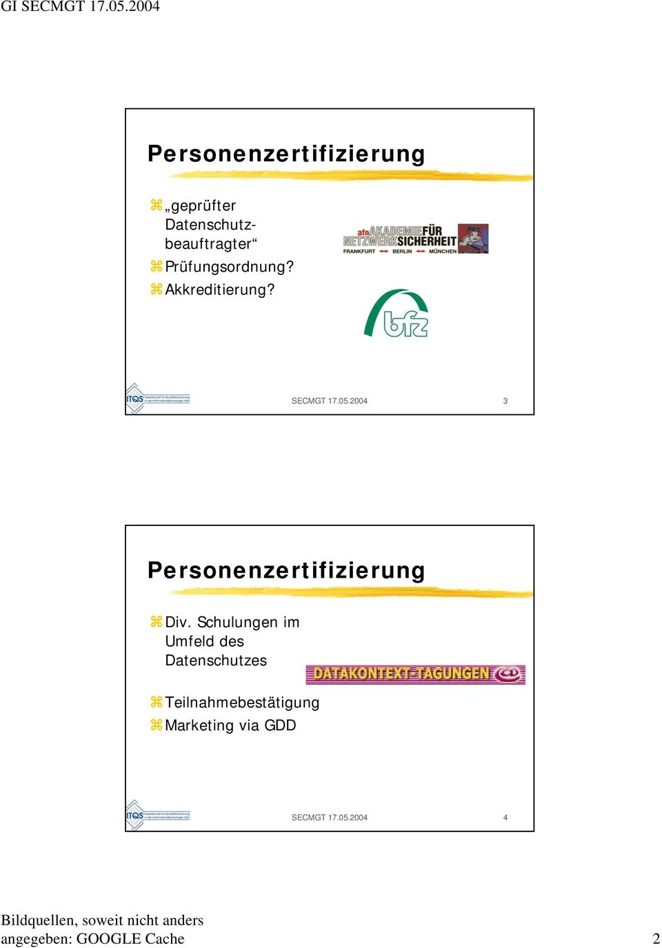 2004 3 Personenzertifizierung Div.