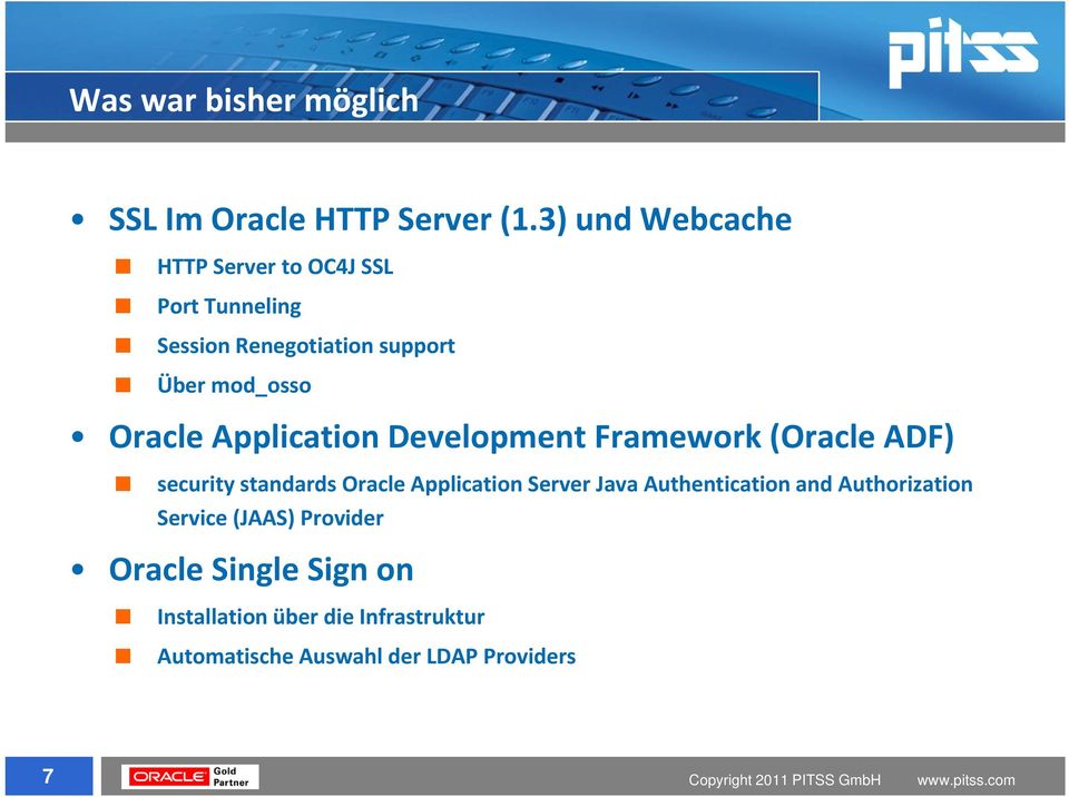 Application Development Framework (Oracle ADF) security standards Oracle Application Server Java Authentication