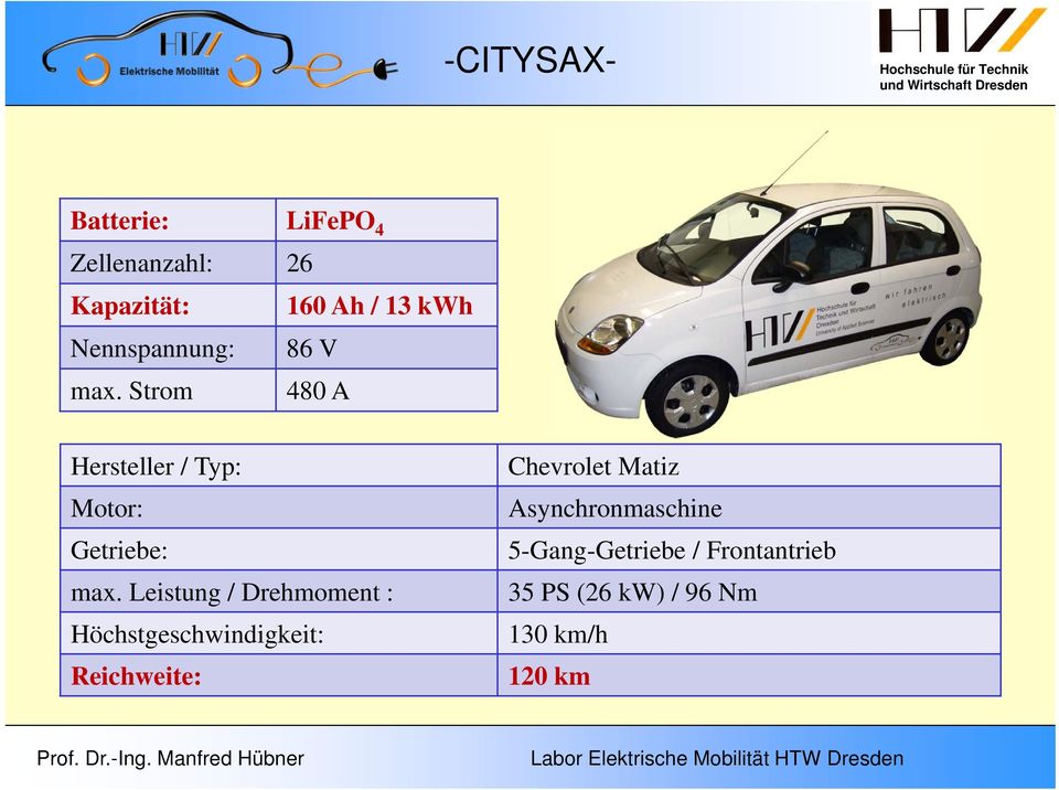 Strom 160 Ah / 13 kwh 86 V 480 A Hersteller / Typ: Motor: Getriebe: max.