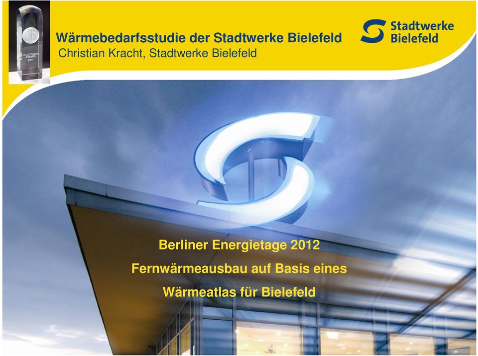 Bielefeld Berliner Energietage 2012