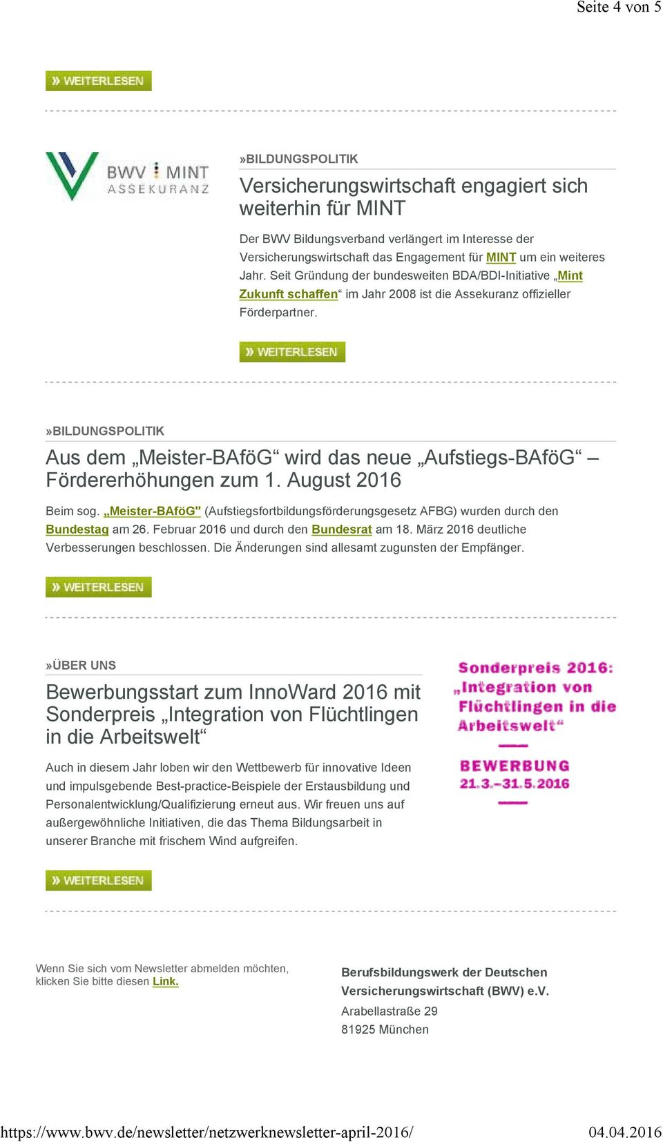 Aus dem Meister-BAföG wird das neue Aufstiegs-BAföG Fördererhöhungen zum 1. August 2016 Beim sog. Meister-BAföG" (Aufstiegsfortbildungsförderungsgesetz AFBG) wurden durch den Bundestag am 26.