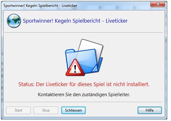 Funktionsweise Mit Sportwinner Liga erstellt der zuständige Spielleiter den Liveticker. Das Programm wird alles Notwendige generieren und auf dem FTP-Server installieren.