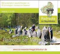 Karten und Radreiseführer Radkarte Naturpark Wildeshauser Geest Neuaflage 2014, jetzt mit Radroute der Megalithkultur,1:75.000, alle Radwegeverbindungen (ca.