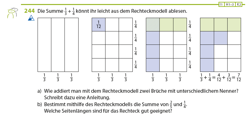 ORDNEN: Brüche addieren