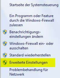 Windows-Firewall Die Windows-Firewall wird oft als Hindernis vergessen.