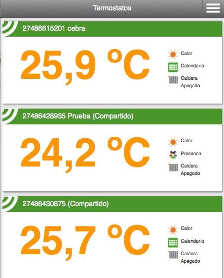 Ambient - Manuell - Kalender - Geo Sicherheitstemperatur Die Temperatur liegt im Bereich zwischen 8º und 30º (warmer Zustand) und zwischen 15º und 40º (kalter Zustand).