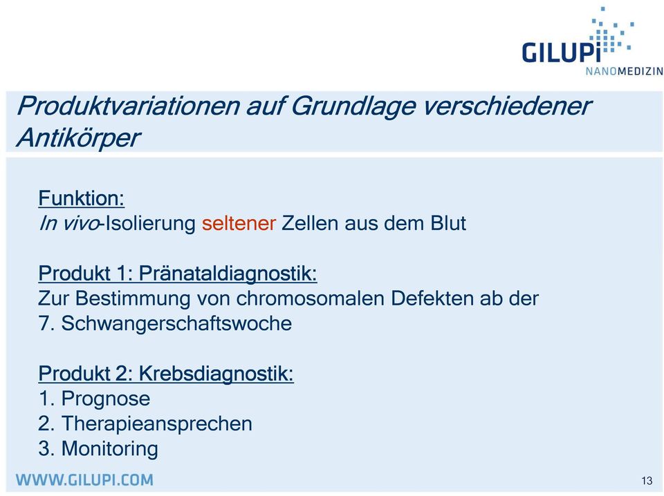 Pränataldiagnostik: Zur Bestimmung von chromosomalen Defekten ab der 7.