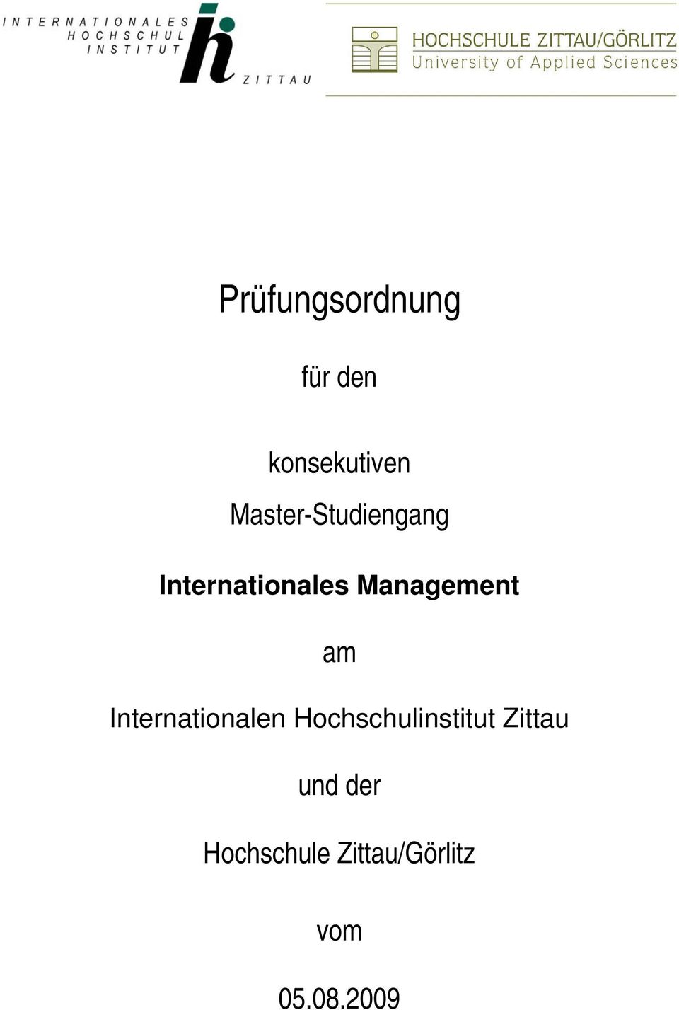 Management am Internationalen
