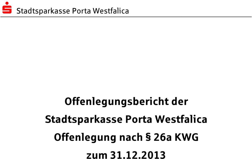 Westfalica Offenlegung
