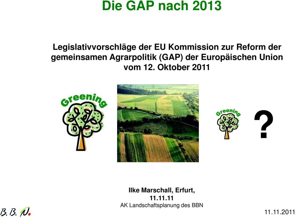 Agrarpolitik (GAP) der Europäischen Union