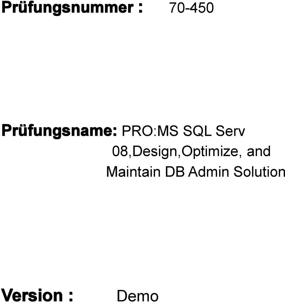 SQL Serv 08,Design,Optimize, and