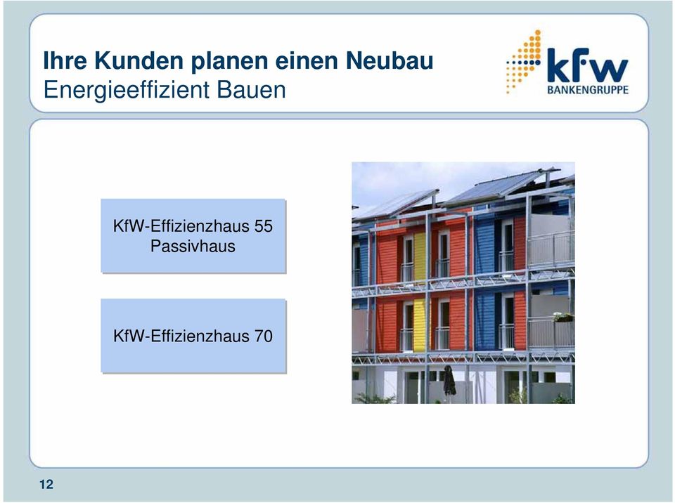 Bauen KfW-Effizienzhaus 55