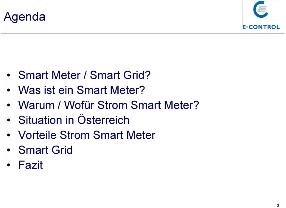 Warum / Wofür Strom Smart Meter?