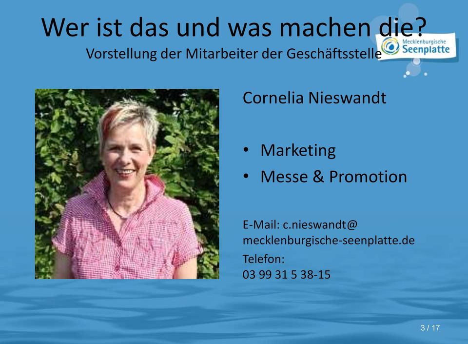 Cornelia Nieswandt Marketing Messe & Promotion