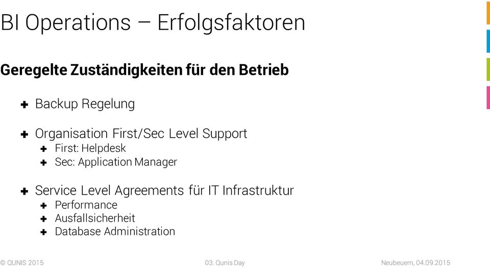 First: Helpdesk Sec: Application Manager Service Level Agreements