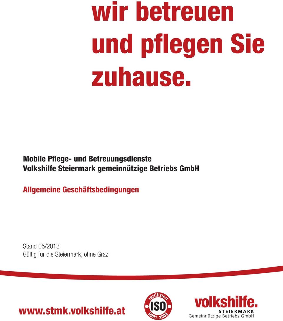 Steiermark gemeinnützige Betriebs GmbH Stand 04/11