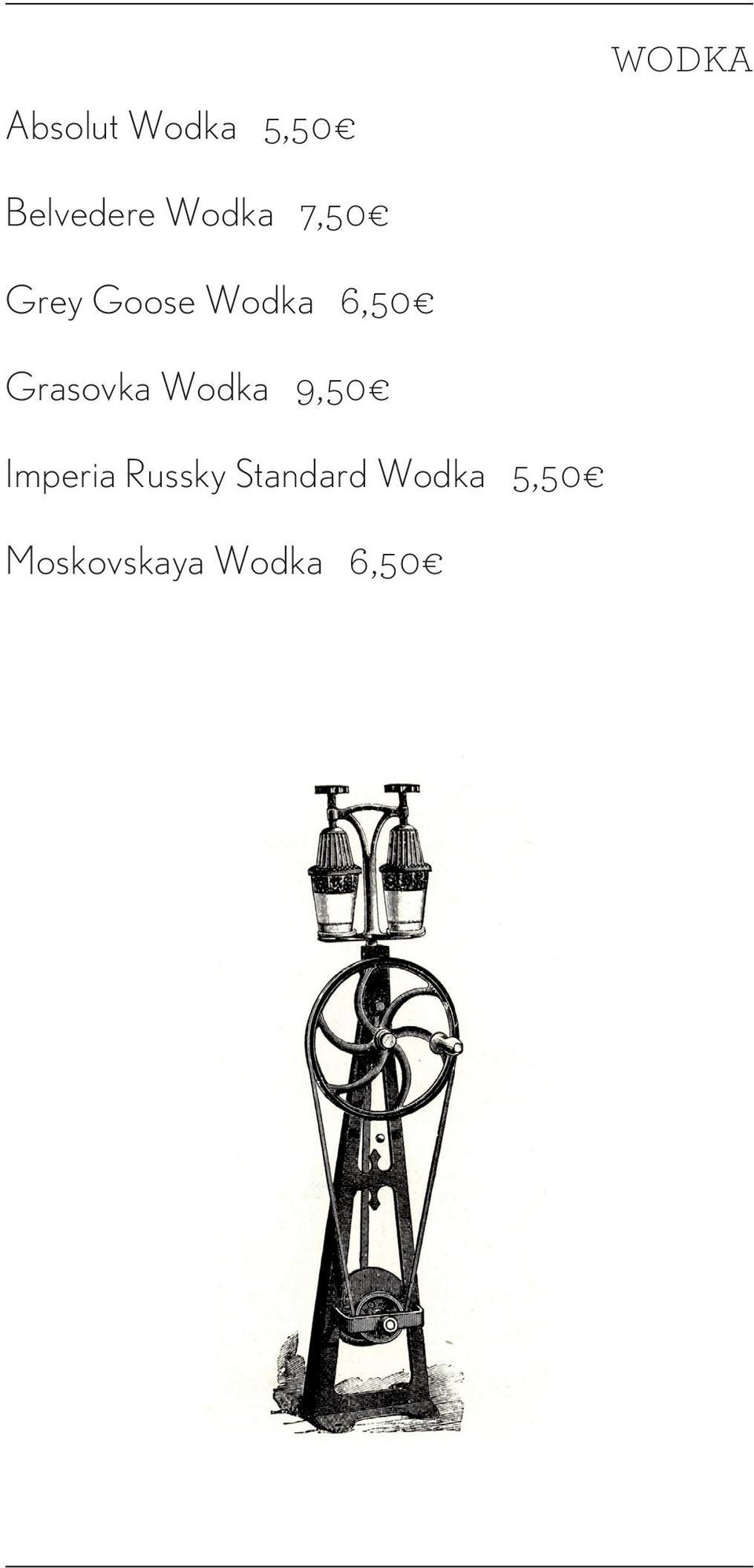 Grasovka Wodka 9,50 Imperia Russky