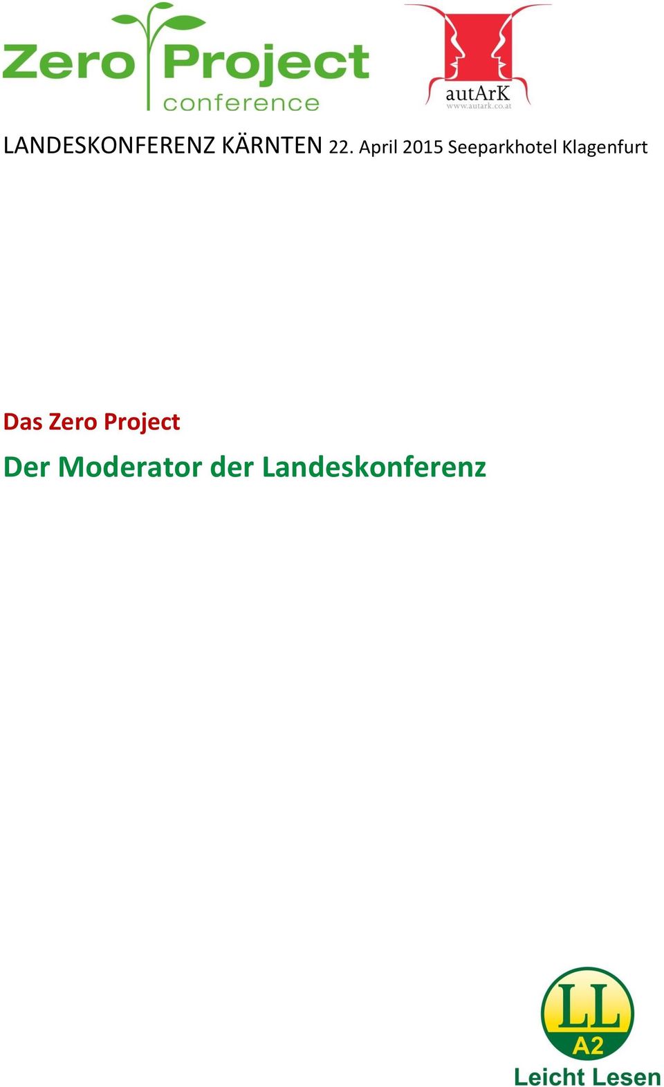 Klagenfurt Das Zero Project