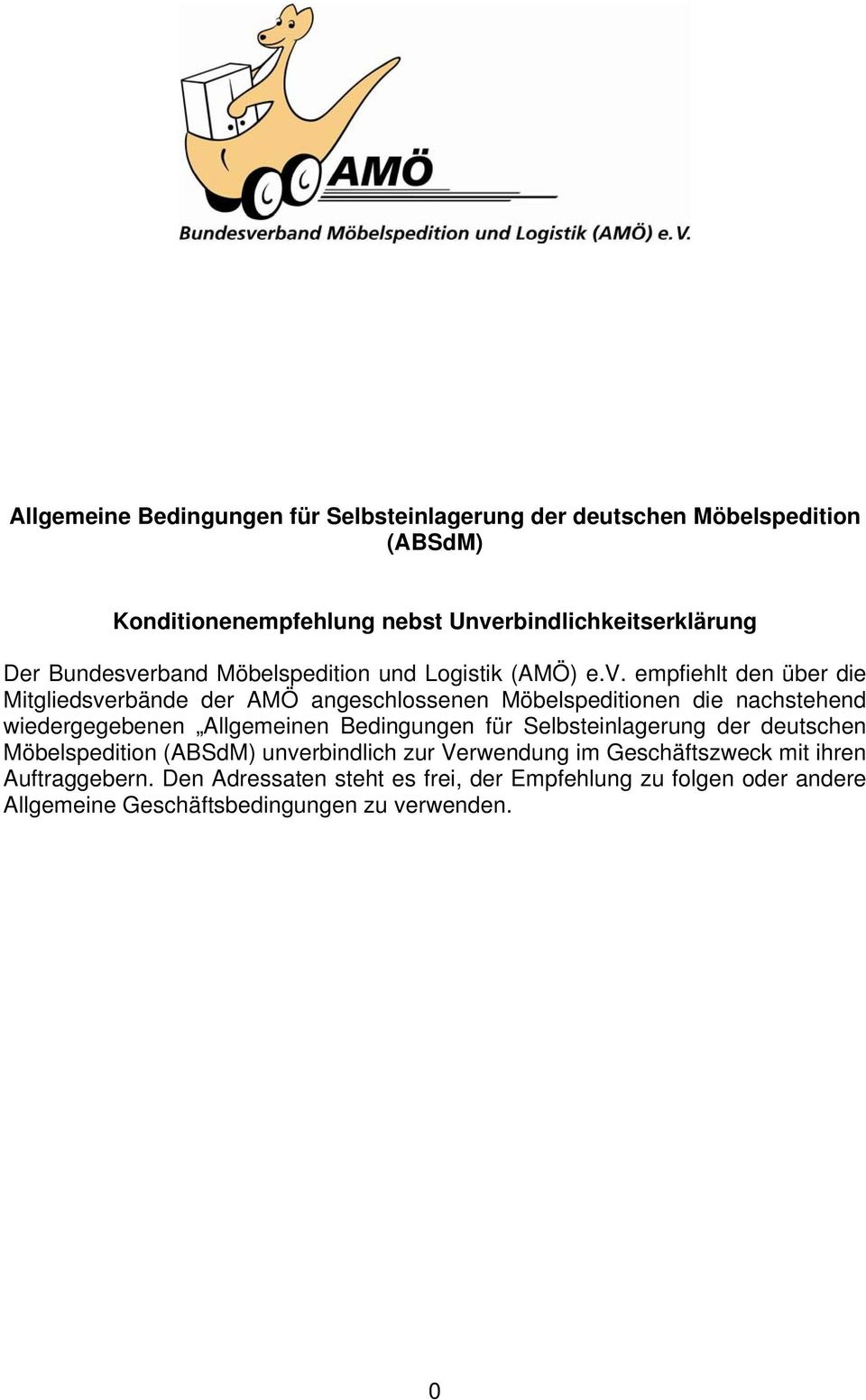 rband Möbelspedition und Logistik (AMÖ) e.v.