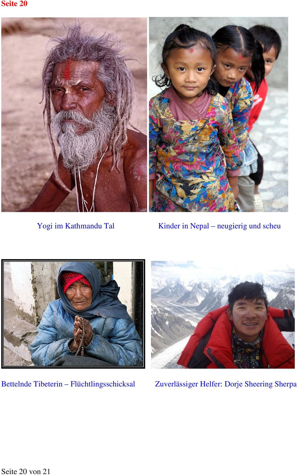 Tibeterin Flüchtlingsschicksal