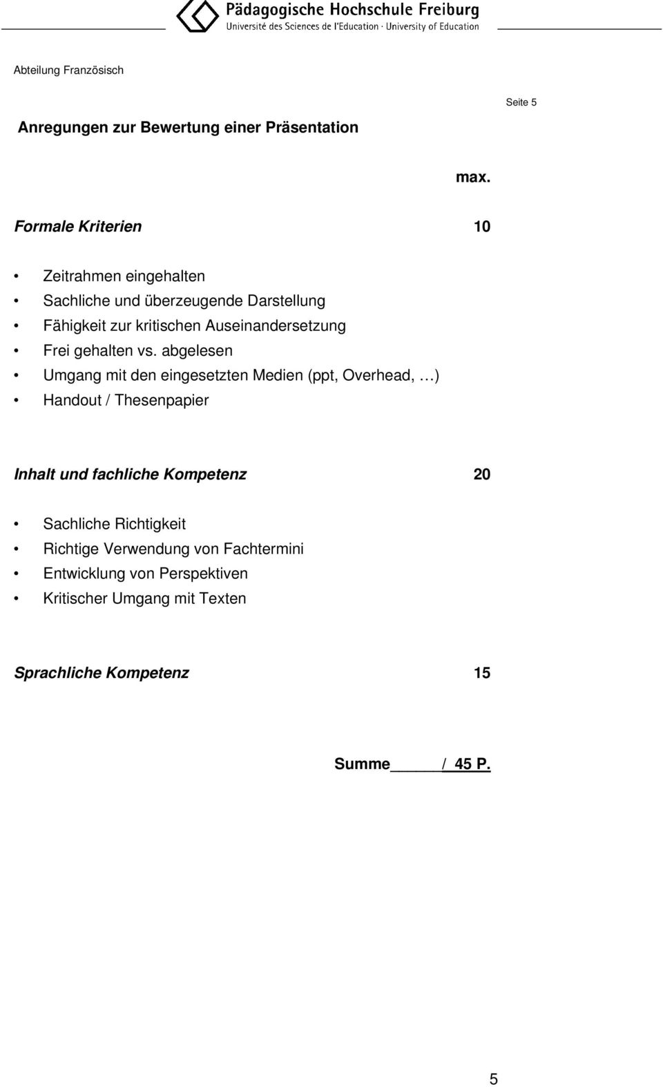 Auseinandersetzung Frei gehalten vs.