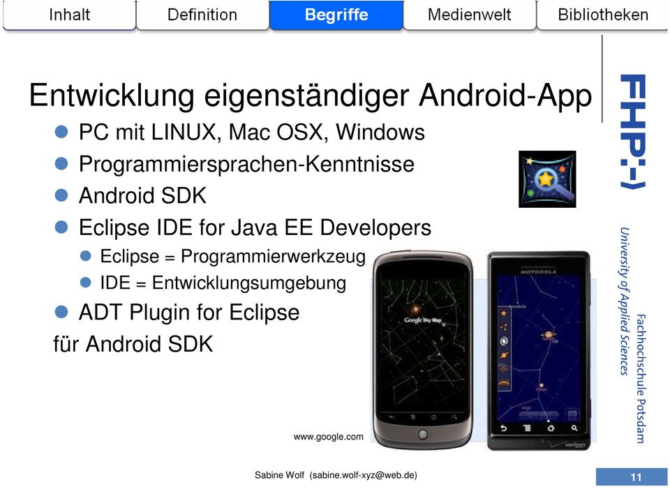 for Java EE Developers Eclipse = Programmierwerkzeug IDE =