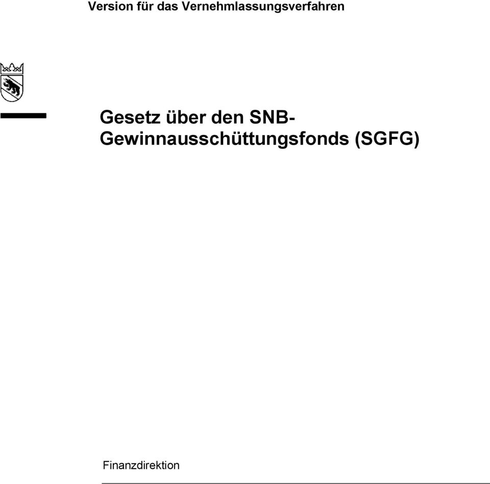 Gesetz über den SNB-