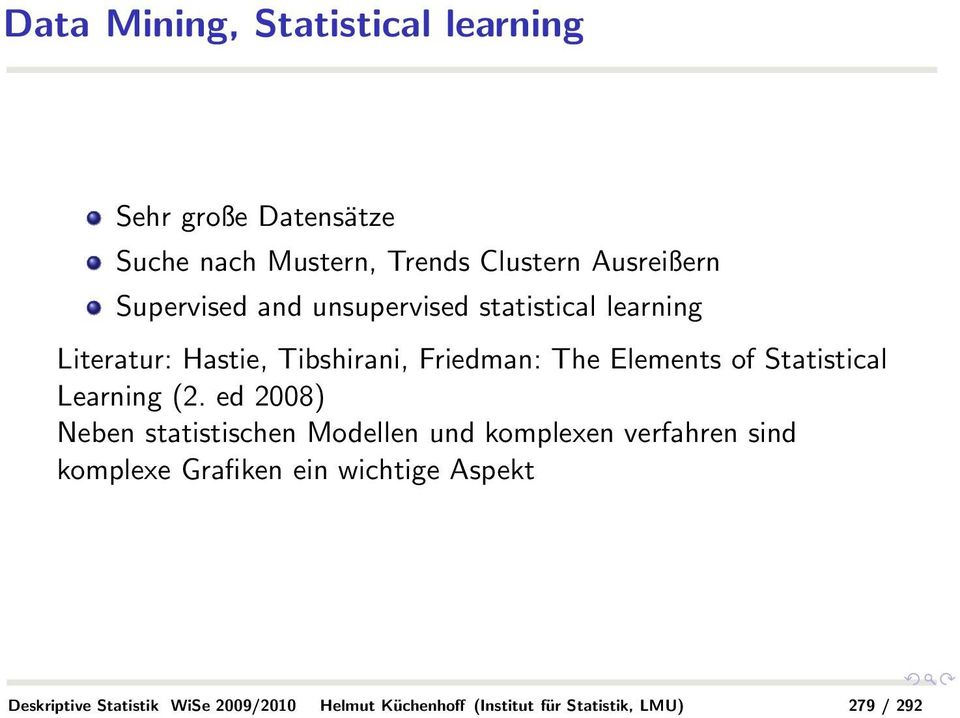 Statistical Learning (2.