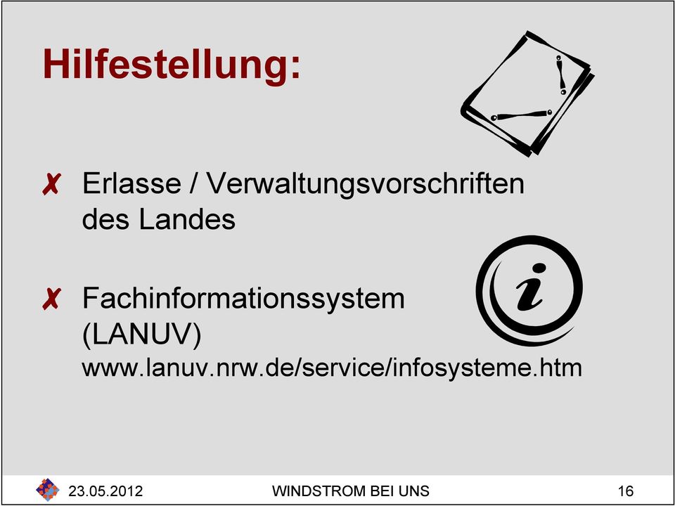 Fachinformationssystem (LANUV) www.lanuv.