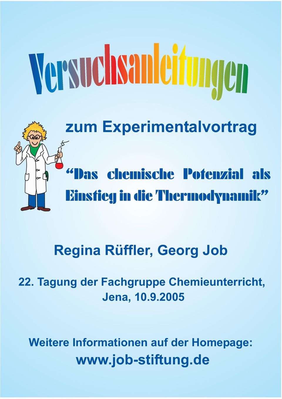 Thermodynamik Regina Rüffler, Georg Job 22.